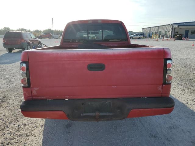 1D7HL38K54S737129 - 2004 DODGE DAKOTA QUAD SPORT RED photo 6