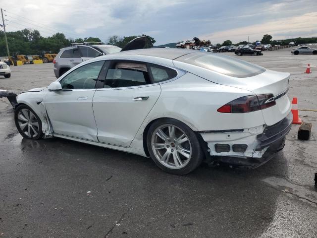 5YJSA1E24MF425928 - 2021 TESLA MODEL S WHITE photo 2