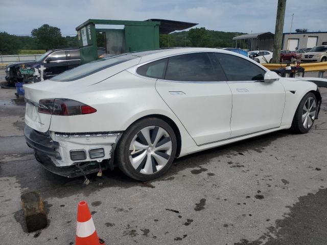 5YJSA1E24MF425928 - 2021 TESLA MODEL S WHITE photo 3