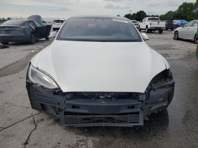 5YJSA1E24MF425928 - 2021 TESLA MODEL S WHITE photo 5