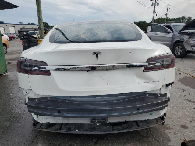 5YJSA1E24MF425928 - 2021 TESLA MODEL S WHITE photo 6