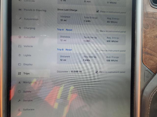 5YJSA1E24MF425928 - 2021 TESLA MODEL S WHITE photo 9