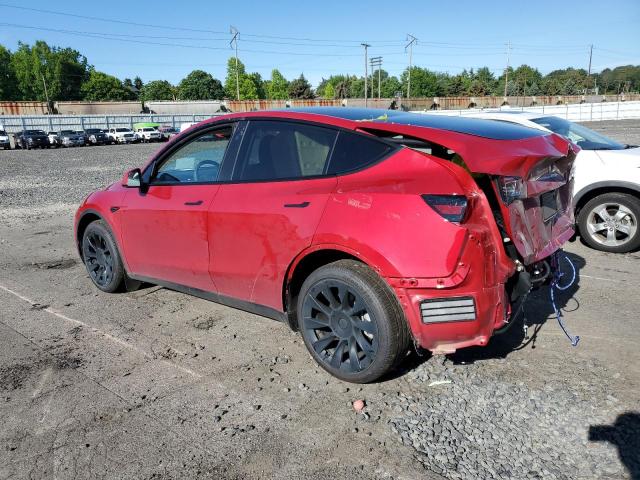 7SAYGDEE8PF905465 - 2023 TESLA MODEL Y RED photo 2