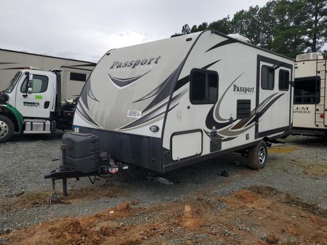 4YDT15311HT416559 - 2017 KEYSTONE PASSPORT WHITE photo 2