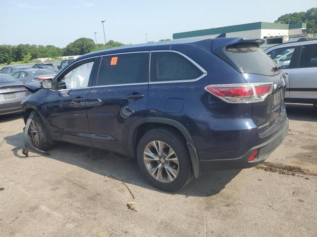 5TDJKRFH4FS182016 - 2015 TOYOTA HIGHLANDER XLE BLUE photo 2