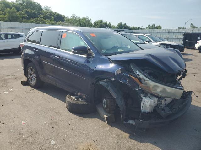 5TDJKRFH4FS182016 - 2015 TOYOTA HIGHLANDER XLE BLUE photo 4