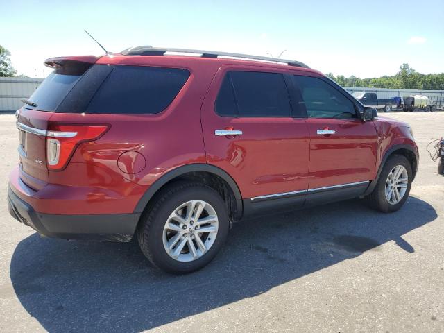 1FM5K8D86DGC90025 - 2013 FORD EXPLORER XLT BURGUNDY photo 3