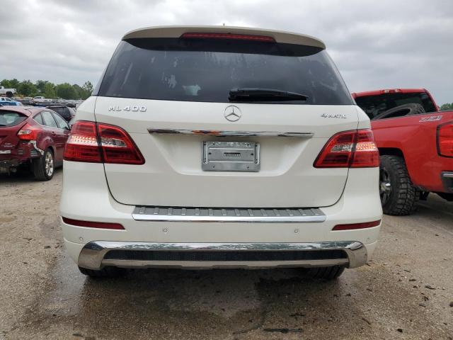 4JGDA5GB8FA513305 - 2015 MERCEDES-BENZ ML 400 4MATIC WHITE photo 6