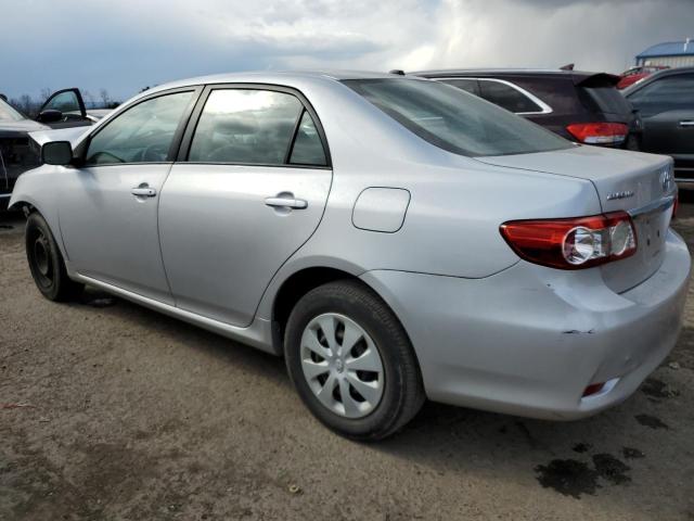 2T1BU4EE5BC673030 - 2011 TOYOTA COROLLA BASE SILVER photo 2