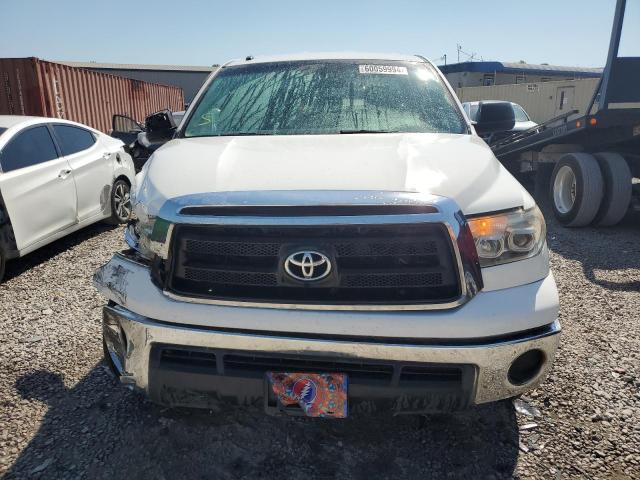 5TFRM5F14AX008524 - 2010 TOYOTA TUNDRA DOUBLE CAB SR5 WHITE photo 5