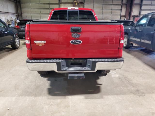 1FTPX14515FB32050 - 2005 FORD F150 RED photo 6