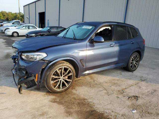 5UXTY5C01M9G20907 - 2021 BMW X3 XDRIVE30I BLUE photo 1