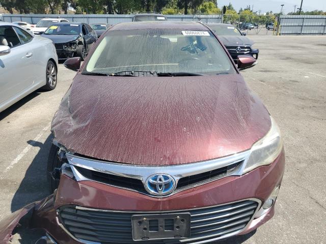 4T1BD1EB4FU045534 - 2015 TOYOTA AVALON HYBRID MAROON photo 5