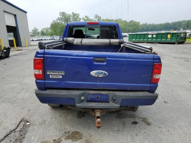 1FTZR45E36PA40257 - 2006 FORD RANGER SUPER CAB BLUE photo 6