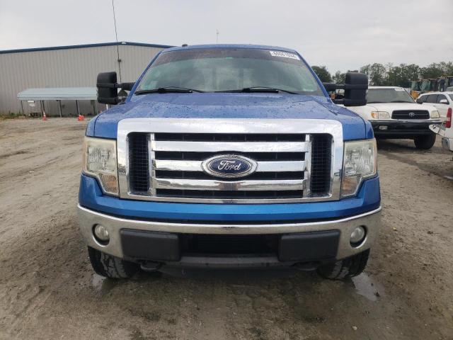 1FTFX1ET0BFC88262 - 2011 FORD F150 SUPER CAB BLUE photo 5