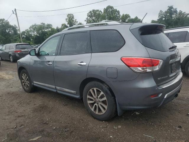 5N1AR2MM6FC694781 - 2015 NISSAN PATHFINDER S GRAY photo 2