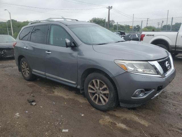5N1AR2MM6FC694781 - 2015 NISSAN PATHFINDER S GRAY photo 4