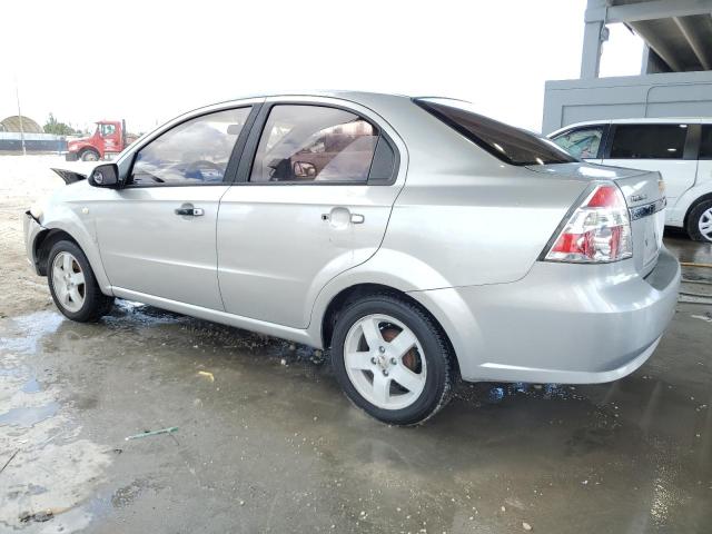 KL1TG56617B111163 - 2007 CHEVROLET AVEO LT SILVER photo 2