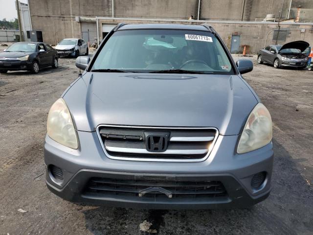 SHSRD789X5U303800 - 2005 HONDA CR-V SE GRAY photo 5