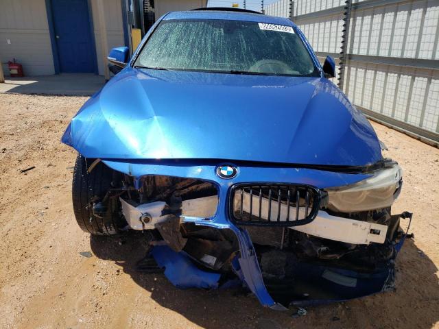 WBA8E1C53HK895191 - 2017 BMW 330E BLUE photo 5