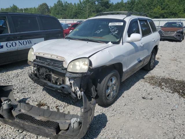 KM8SC13D55U866938 - 2005 HYUNDAI SANTA FE GLS WHITE photo 1