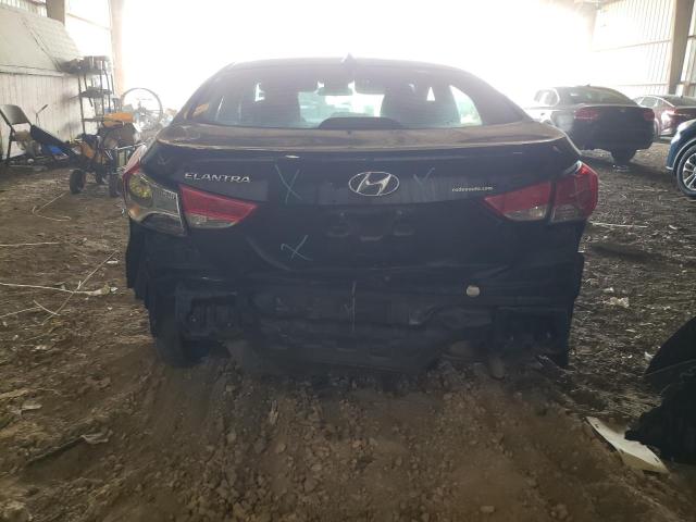 5NPDH4AE1CH095834 - 2012 HYUNDAI ELANTRA GLS BLACK photo 6