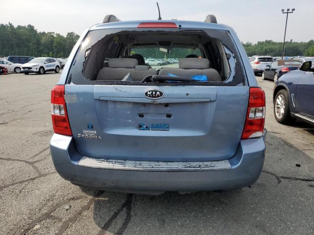 KNDMB133186228976 - 2008 KIA SEDONA BLUE photo 6