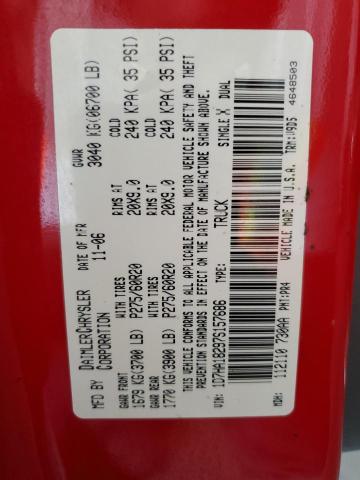 1D7HA18297S157686 - 2007 DODGE RAM 1500 ST RED photo 12