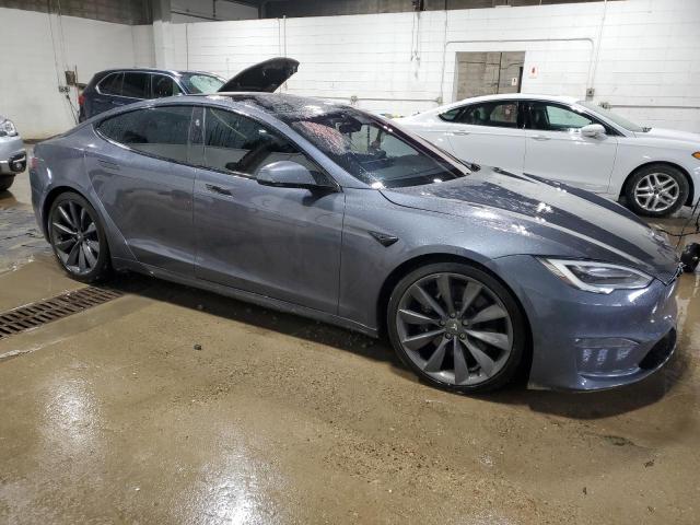 5YJSA1E64NF460280 - 2022 TESLA MODEL S CHARCOAL photo 4