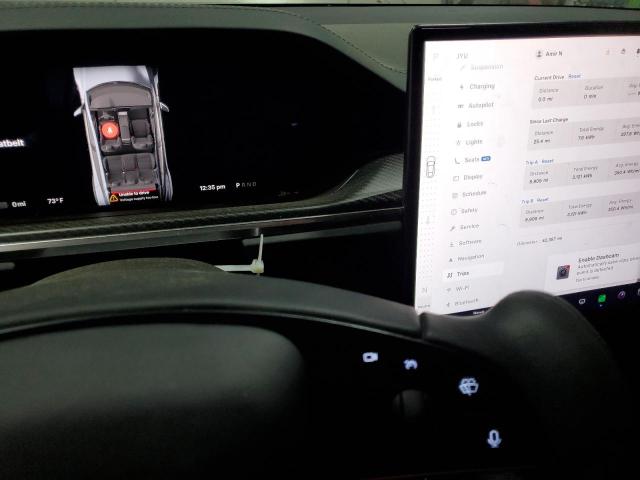 5YJSA1E64NF460280 - 2022 TESLA MODEL S CHARCOAL photo 9