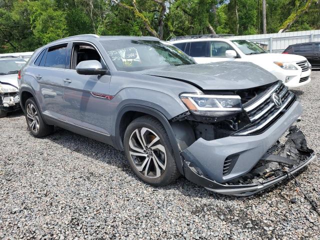 1V2NE2CA4LC230908 - 2020 VOLKSWAGEN ATLAS CROS SEL PREMIUM GRAY photo 4