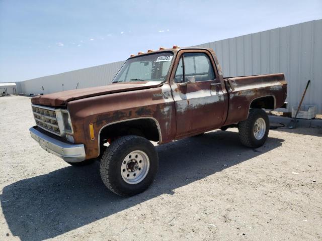 CKR147Z188741 - 1977 CHEVROLET SCOTTSDALE BROWN photo 1