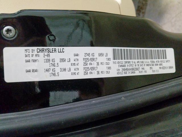 2A8HR64X49R639027 - 2009 CHRYSLER TOWN & COUNTRY LIMITED  photo 10