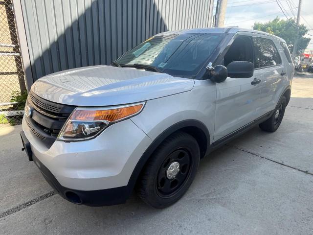 1FM5K8AR2EGA92864 - 2014 FORD EXPLORER POLICE INTERCEPTOR SILVER photo 2