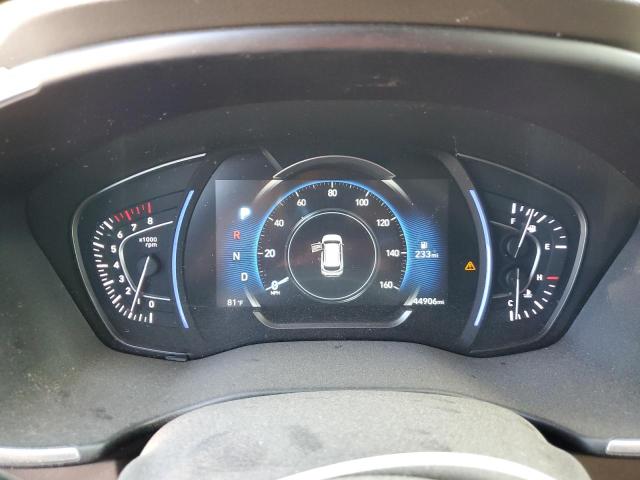 5NMS33AD1LH202725 - 2020 HYUNDAI SANTA FE SEL შავი ფოტო 9