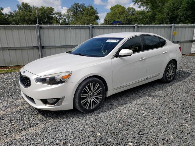 KNALN4D70E5130624 - 2014 KIA CADENZA PREMIUM WHITE photo 1