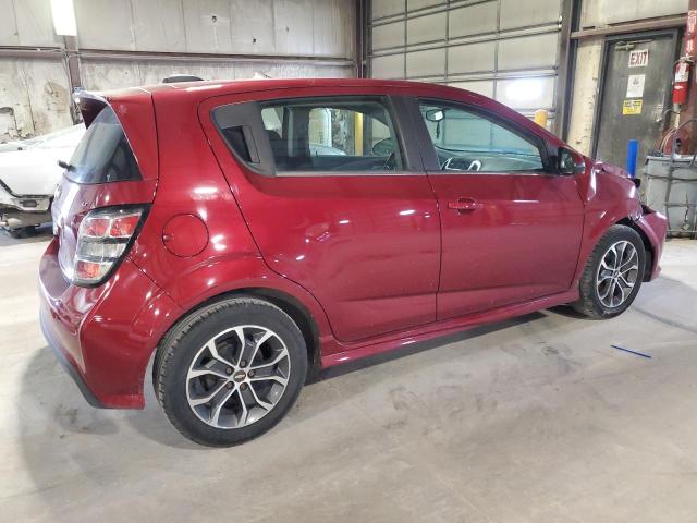 1G1JD6SB2H4106960 - 2017 CHEVROLET SONIC LT RED photo 3