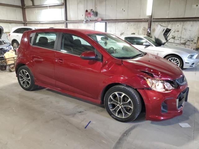 1G1JD6SB2H4106960 - 2017 CHEVROLET SONIC LT RED photo 4