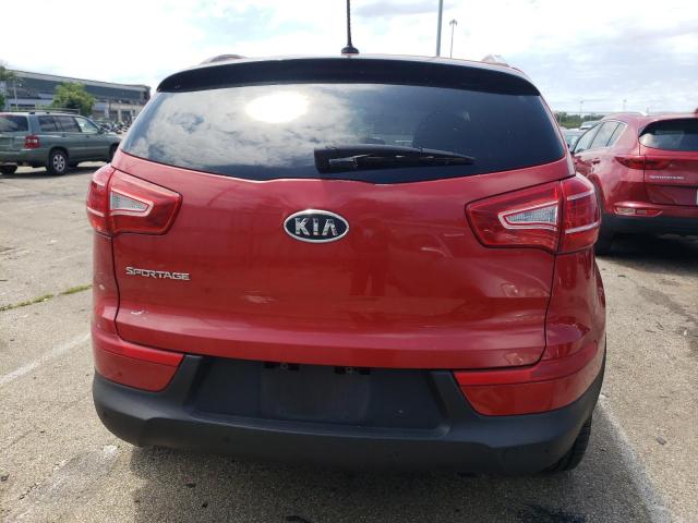 KNDPB3A21C7297995 - 2012 KIA SPORTAGE BASE RED photo 6