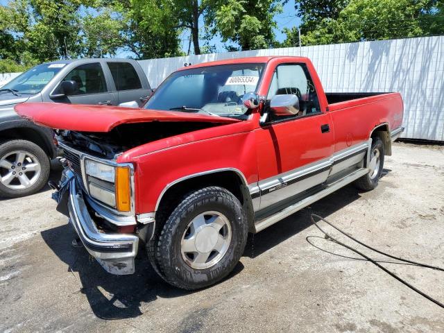 1GTEK14K6NE534177 - 1992 GMC SIERRA K1500 RED photo 1