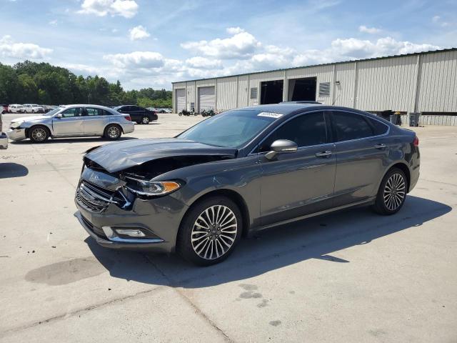 3FA6P0D92JR168941 - 2018 FORD FUSION TITANIUM/PLATINUM GRAY photo 1