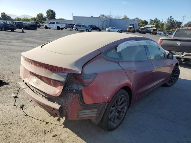 5YJ3E1EA6HF000720 - 2017 TESLA MODEL 3 RED photo 3