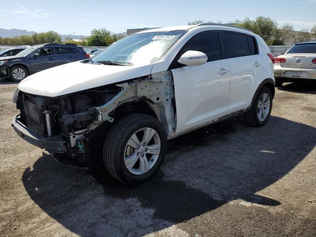 KNDPB3A26D7536250 - 2013 KIA SPORTAGE BASE WHITE photo 1