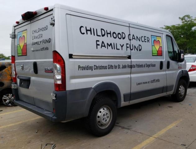 3C6TRVAG6HE523321 - 2017 RAM PROMASTER 1500 STANDARD WHITE photo 3