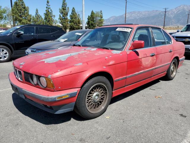 WBAHD2316K2090511 - 1989 BMW 535 I AUTOMATIC RED photo 1