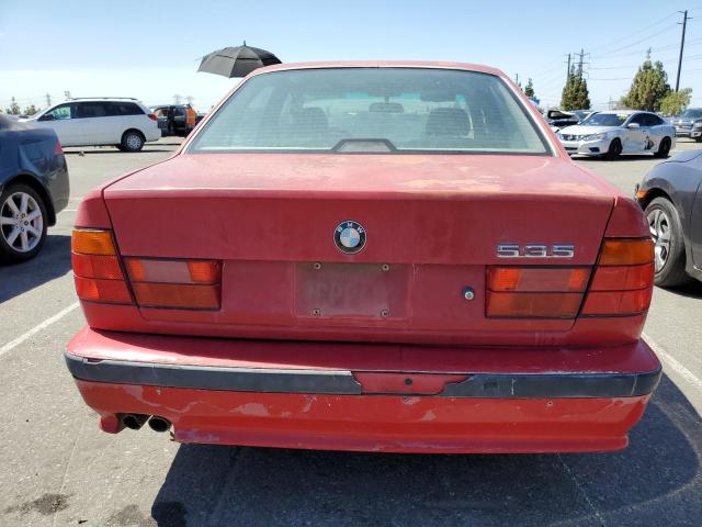 WBAHD2316K2090511 - 1989 BMW 535 I AUTOMATIC RED photo 6