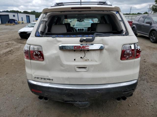 1GKER33797J165544 - 2007 GMC ACADIA SLT-2 WHITE photo 6