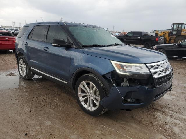 1FM5K7D80KGA07612 - 2019 FORD EXPLORER XLT BLUE photo 4