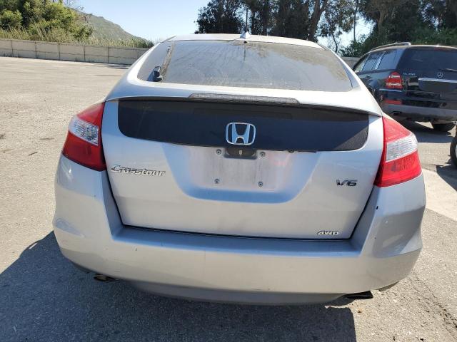 5J6TF2H53CL005780 - 2012 HONDA CROSSTOUR EXL ვერცხლისფერი ფოტო 6