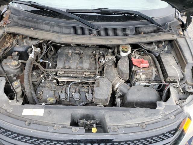 1FM5K8AR9DGA68768 - 2013 FORD EXPLORER POLICE INTERCEPTOR BLUE photo 11